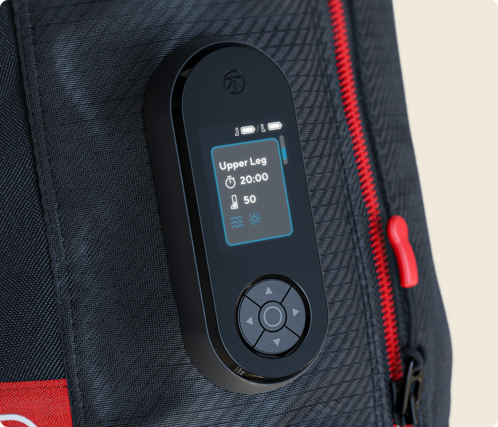 Therabody JetBoots PRO Plus in use
