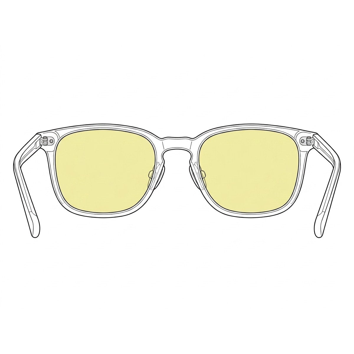 P2P Day Recovery Glasses, yellow lens