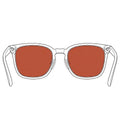 P2P Night Recovery Glasses, red lens